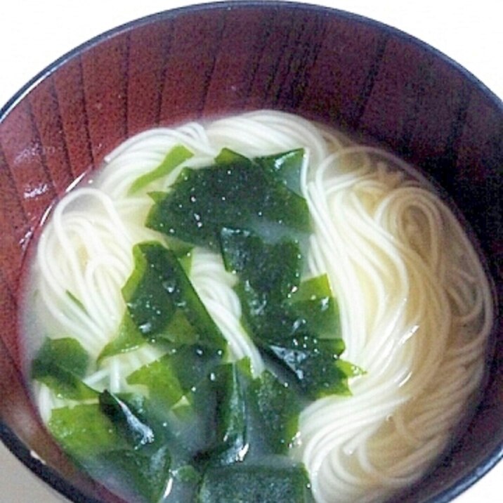 お味噌汁代わりに簡単 にゅうめん レシピ 作り方 By Kkikk 楽天レシピ